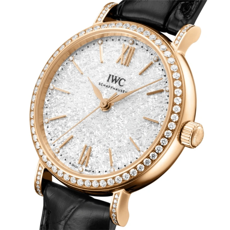 IWC,Portofino 34mm,34mm,Rose Gold,Silver,Automatic,42hours,In-house Caliber,IW357406