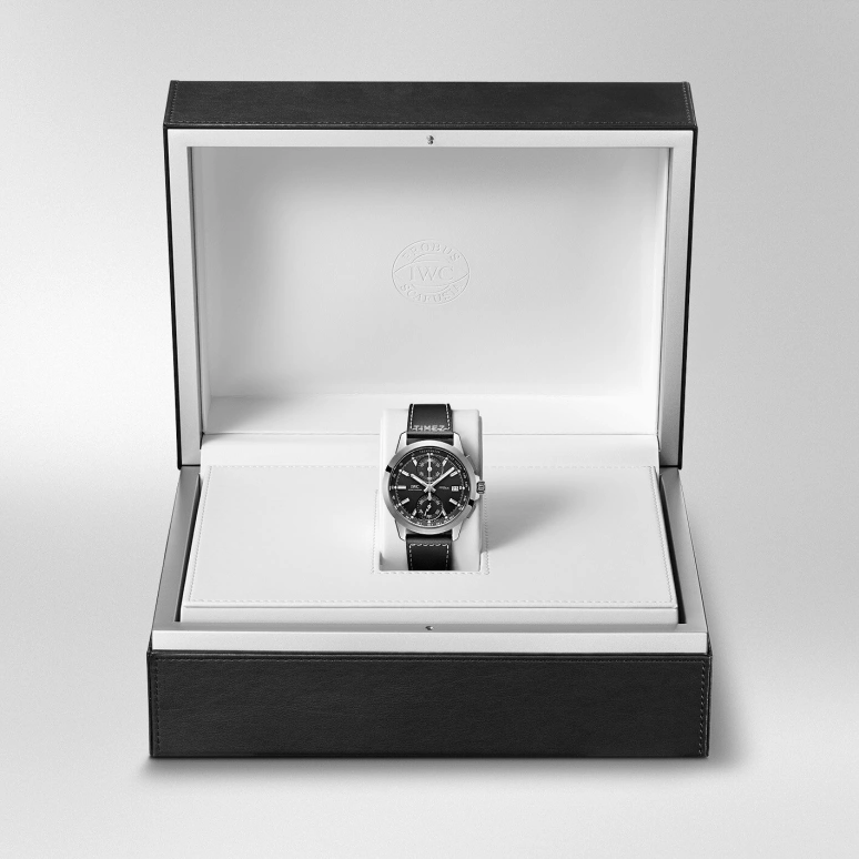 IWC,Ingenieur 44mm,44mm,Titanium,Black,Automatic,Chronograph,Day,Anti-magnetic,IW380901