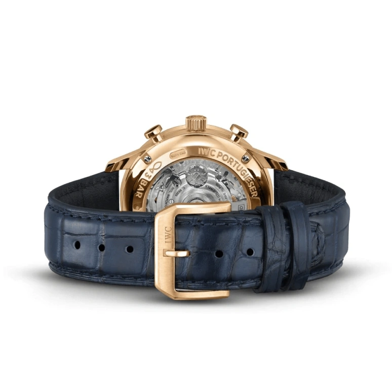 IWC,Portugieser 41mm,41mm,Red Gold,Blue,Automatic,Chronograph,Column Wheel,IW371614