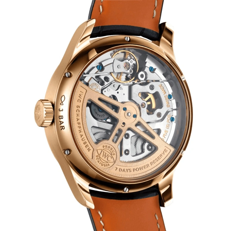 IWC,Portugieser 44.20mm,44.20mm,Armor Gold,Blue,Automatic,Moonphase,Perpetual Calendar,Month,Date,168hours,In-house Caliber,IW503312