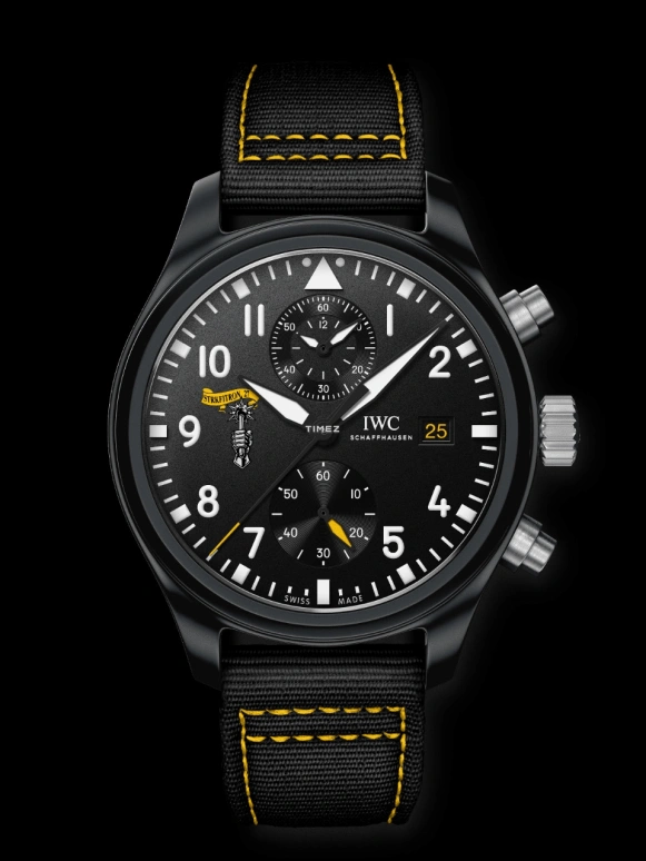 IWC,Pilot 44mm,44mm,Ceramic,Black,Automatic,Chronograph,Day,IW389011