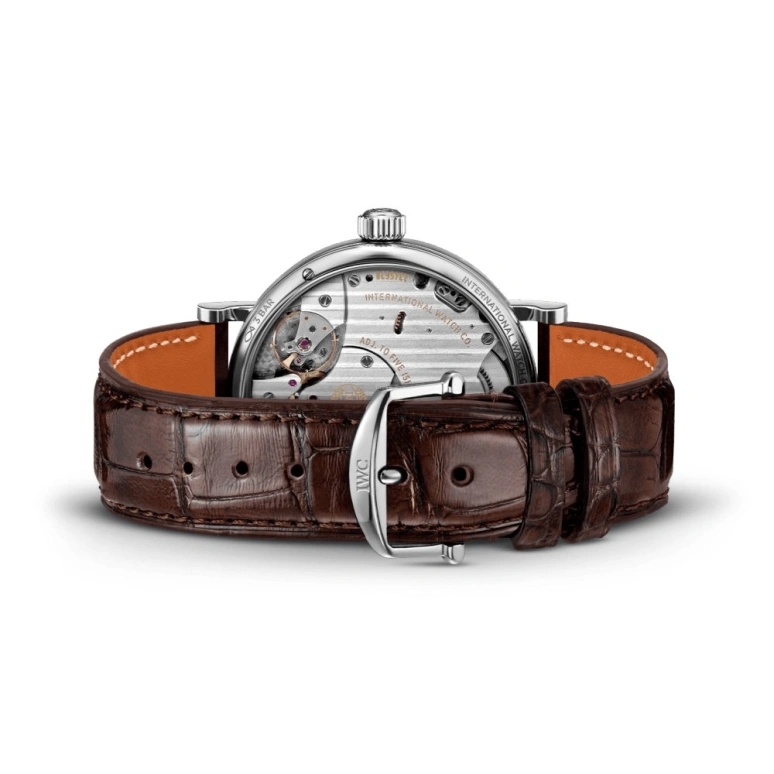IWC,Portofino 45mm,45mm,Stainless Steel,Green,Handwound,Day,Power Reserve Indicator,Big Date,IW516205