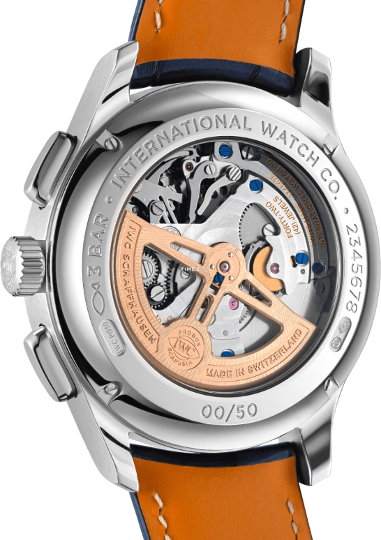 IWC,Portugieser 43.50mm,43.50mm,Platinum,Blue,Automatic,Chronograph,Day,Tourbillon,Retrograde,68hours,In-house Caliber,IW394007