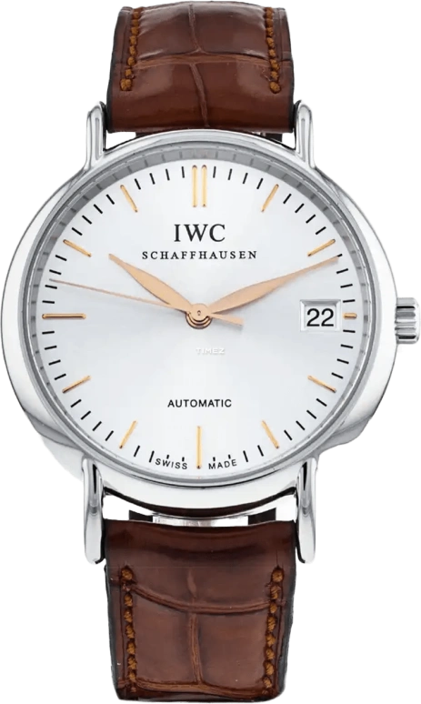 IWC,Portofino 34mm,34mm,Stainless Steel,Silver,Automatic,Day,42hours,IW356404