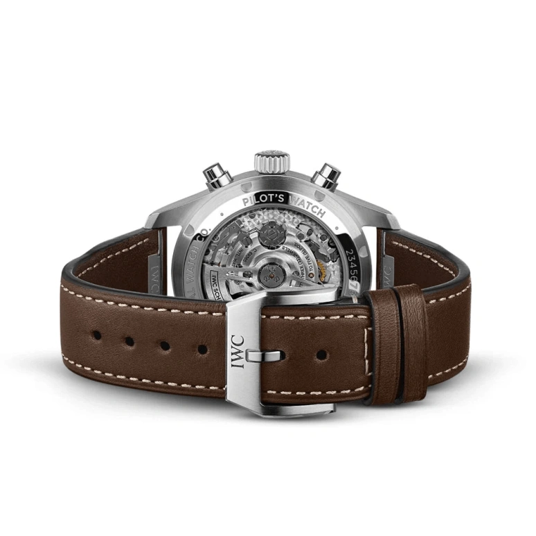 IWC,Pilot 41mm,41mm,Stainless Steel,Green,Automatic,Chronograph,Date,Day,Column Wheel,46hours,In-house Caliber,IW388103