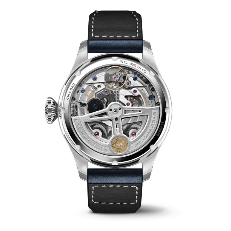 IWC,Big Pilot 46.20mm,46.20mm,Stainless Steel,Blue,Automatic,Moonphase,Perpetual Calendar,Month,Date,168hours,In-house Caliber,IW503605