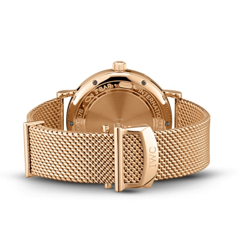 IWC,Portofino 37mm,37mm,Red Gold,Silver,Automatic,Moonphase,42hours,IW459010