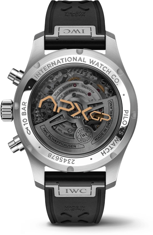 IWC,Pilot 41mm,41mm,Stainless Steel,Black,Automatic,Chronograph,Date,Day,IW388116