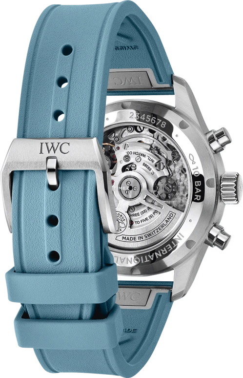IWC,Pilot 41mm,41mm,Stainless Steel,Sky Blue,Automatic,Chronograph,Date,Day,IW388117