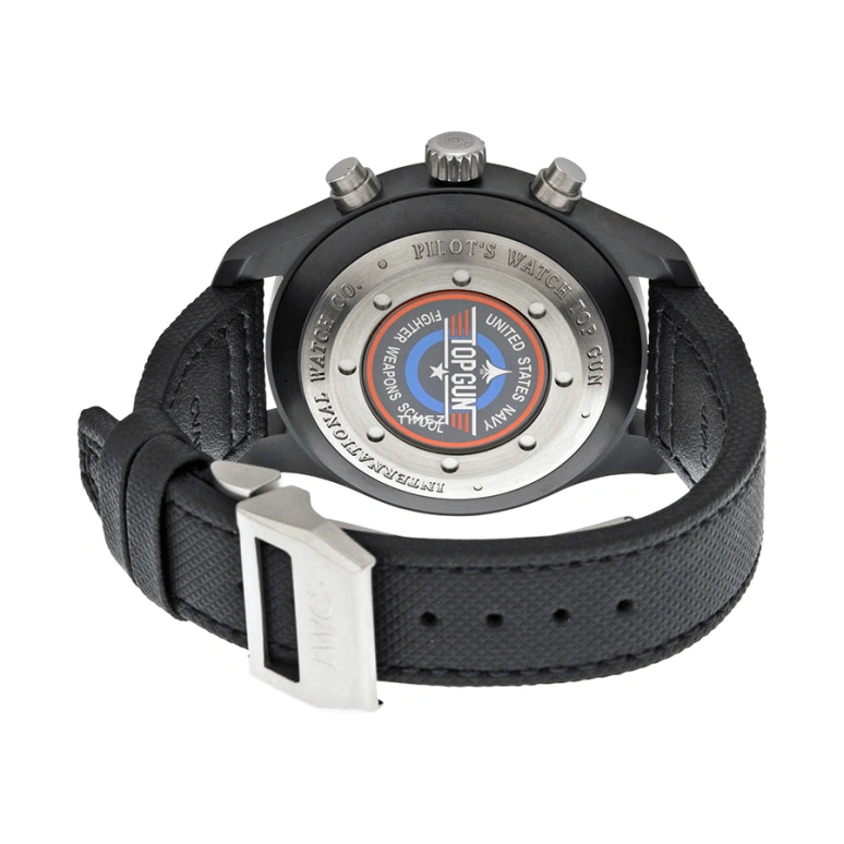 IWC,Pilot 46mm,46mm,Ceramic,Titanium Gold,Black,Automatic,Chronograph,Day,IW388007