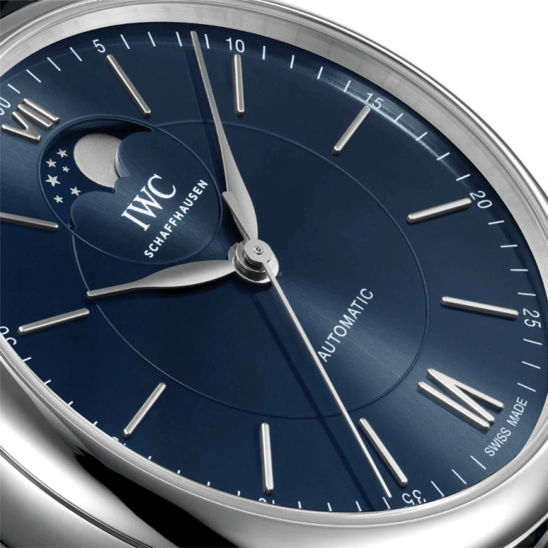 IWC,Portofino 40mm,40mm,Stainless Steel,Blue,Automatic,Moonphase,42hours,IW459402