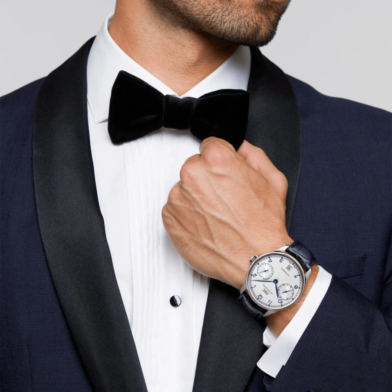 IWC,Portugieser 42.30mm,42.30mm,Stainless Steel,Silver,Automatic,Chronograph,Date,Power Reserve Indicator,IW500705