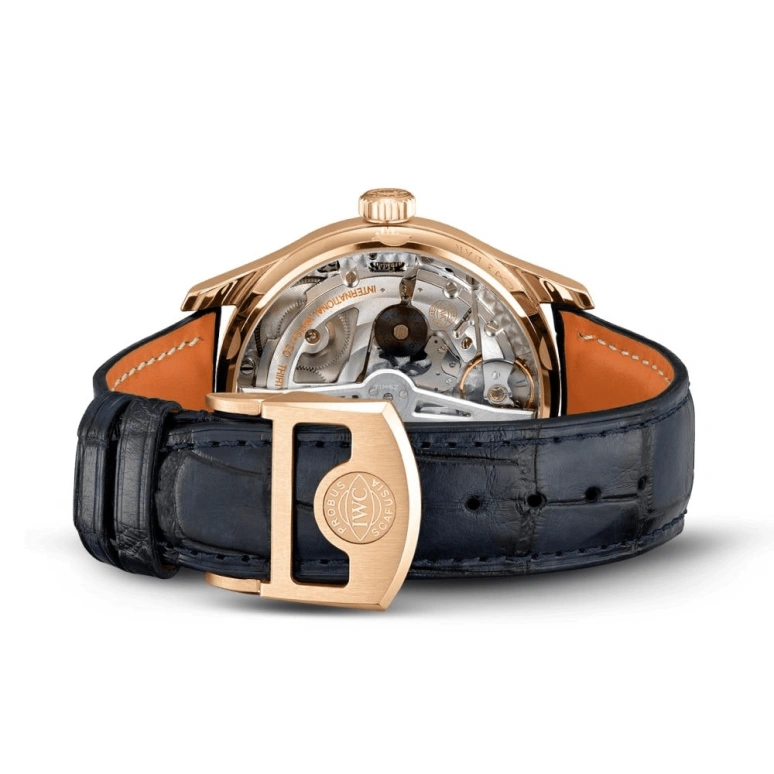 IWC,Portugieser 42.30mm,42.30mm,Red Gold,Silver,Automatic,Chronograph,Date,Power Reserve Indicator,IW500713