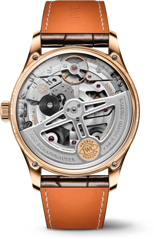 IWC,Portugieser 42.40mm,42.40mm,Red Gold,White,Silver,Automatic,Day,Power Reserve Indicator,IW501706