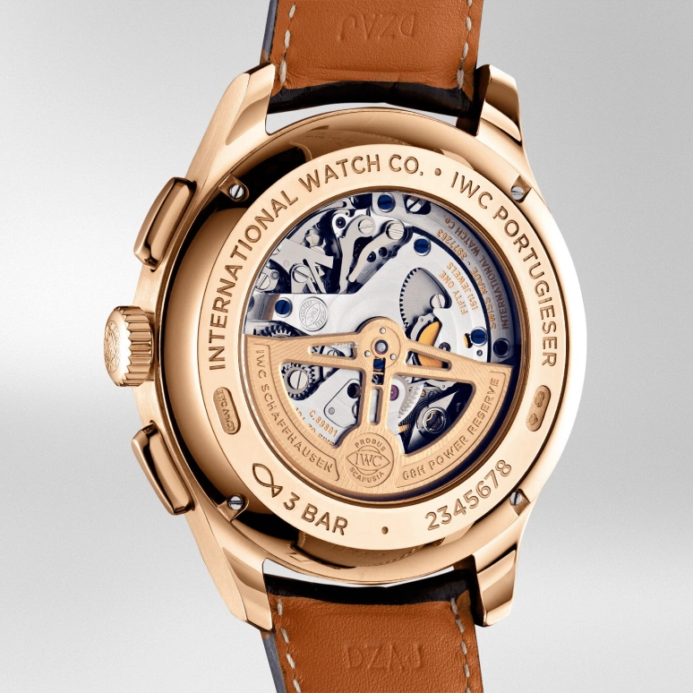 IWC,Portugieser 45mm,45mm,Red Gold,Blue,Automatic,Chronograph,Perpetual Calendar,Leap Year,Month,68hours,In-house Caliber,IW397204