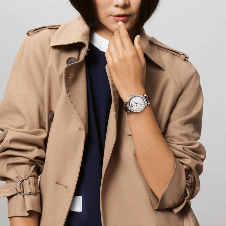 IWC,Da Vinci 36mm,36mm,Stainless Steel,Silver,Automatic,Moonphase,42hours,IW459307
