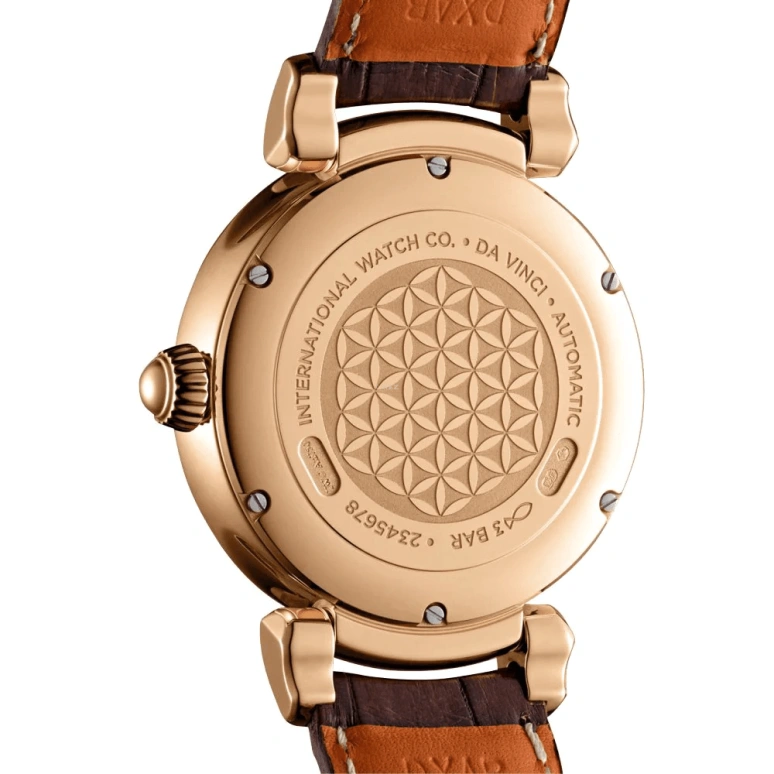 IWC,Da Vinci 36mm,36mm,Red Gold,Silver,Automatic,Date,Anti-magnetic,IW458309