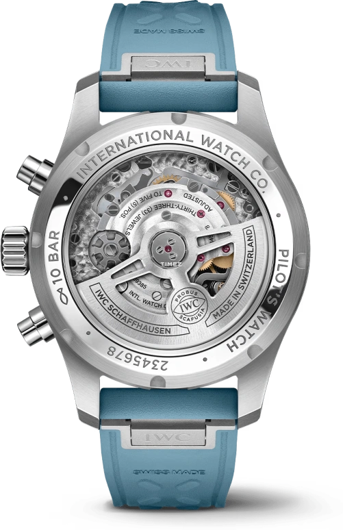 IWC,Pilot 41mm,41mm,Stainless Steel,Sky Blue,Automatic,Chronograph,Date,Day,IW388117