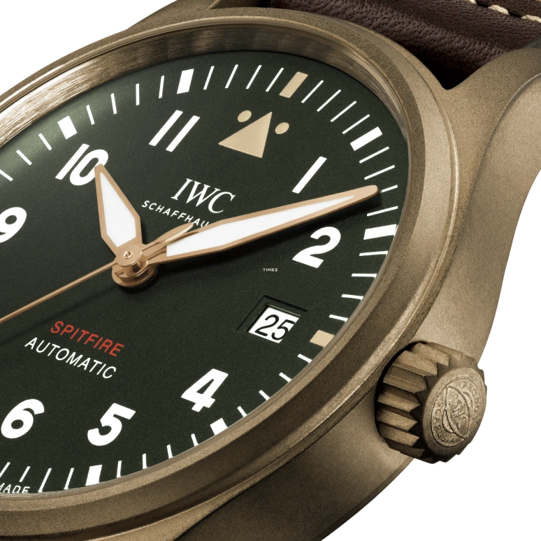 IWC,Pilot 39mm,39mm,Bronze,Green,Automatic,Day,120hours,IW326806