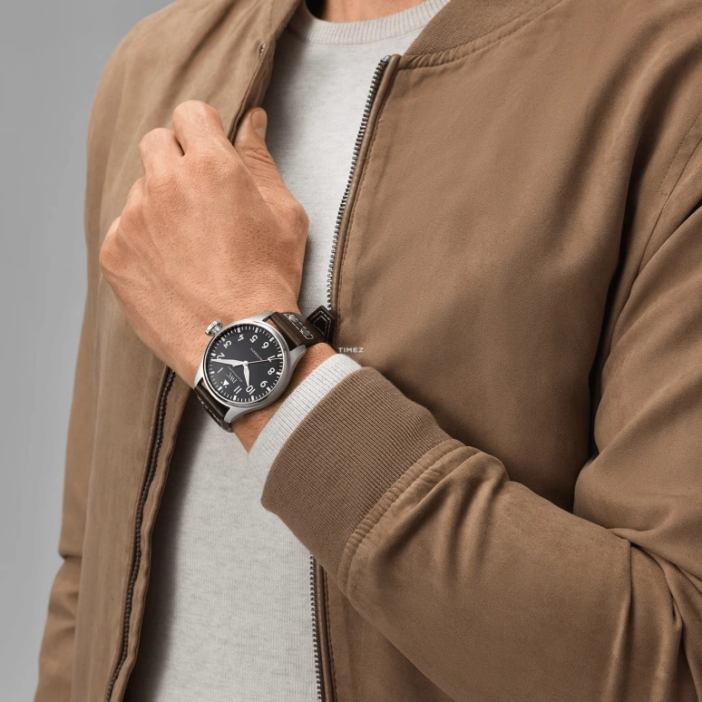 IWC,Big Pilot 43mm,43mm,Stainless Steel,Black,Automatic,Anti-magnetic,60hours,IW329301