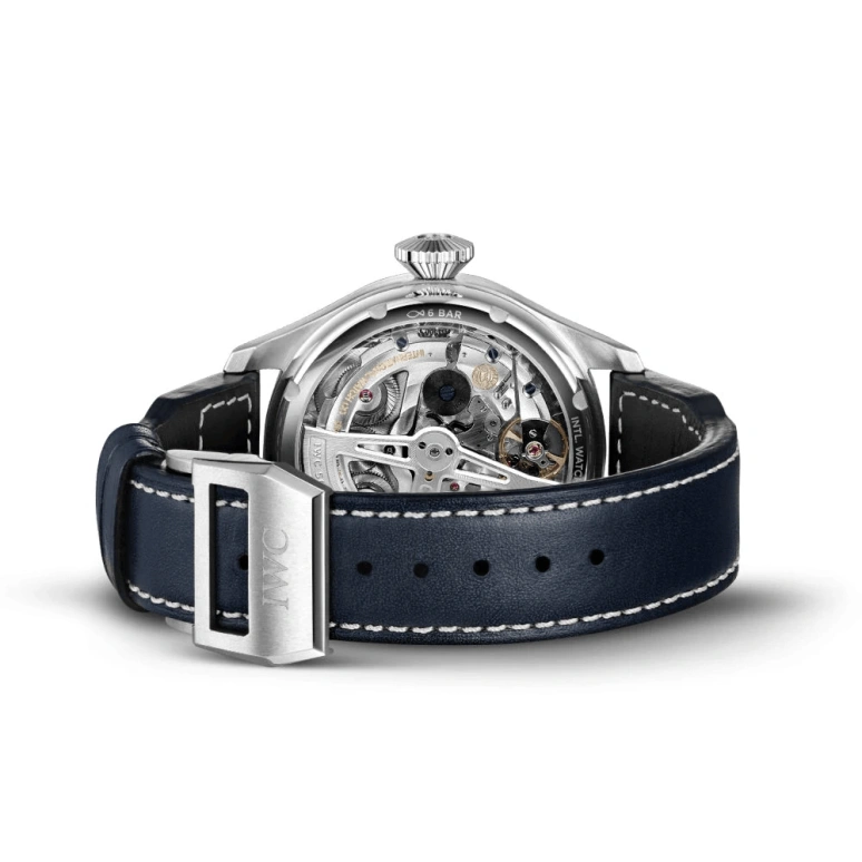 IWC,Big Pilot 46.20mm,46.20mm,Stainless Steel,Blue,Automatic,Moonphase,Perpetual Calendar,Month,Date,168hours,In-house Caliber,IW503605