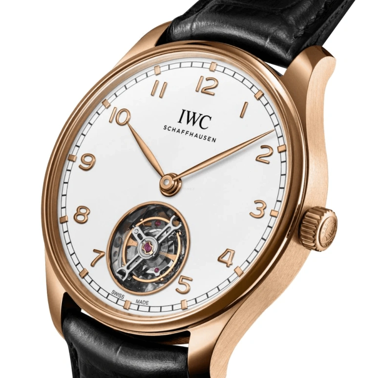 IWC,Portugieser 42.40mm,42.40mm,Armor Gold,Silver,Handwound,Tourbillon Escapement,84hours,IW545801