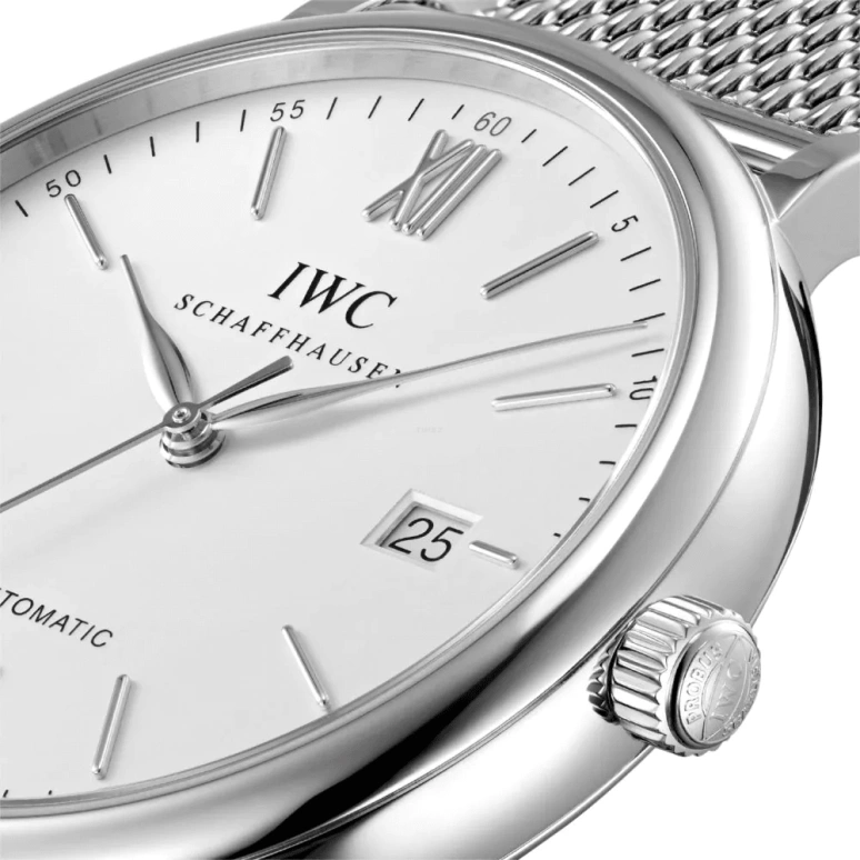 IWC,Portofino 40mm,40mm,Stainless Steel,Silver,Automatic,Date,Anti-magnetic,IW356505
