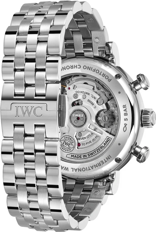 IWC,Portofino 39mm,39mm,Stainless Steel,Silver White,Automatic,Chronograph,46hours,IW391503