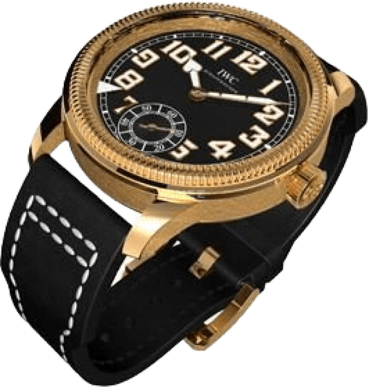 IWC,Vintage 44mm,44mm,Rose Gold,Black,Handwound,Anti-magnetic,46hours,IW325407