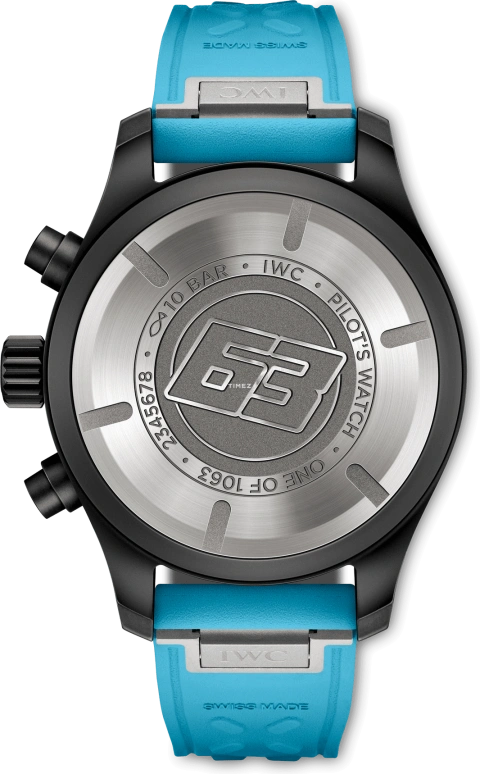 IWC,Pilot 41.90mm,41.90mm,Ceramic,Black,Automatic,Chronograph,Date,Day,Anti-magnetic,48hours,In-house Caliber,IW389411