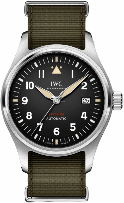 IWC,Pilot 39mm,39mm,Stainless Steel,Black,Automatic,Date,Anti-magnetic,IW326801