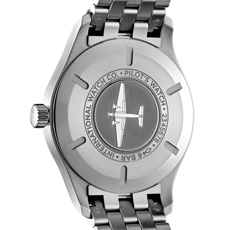IWC,Pilot 40mm,40mm,Stainless Steel,Black,Automatic,Date,Anti-magnetic,IW327015