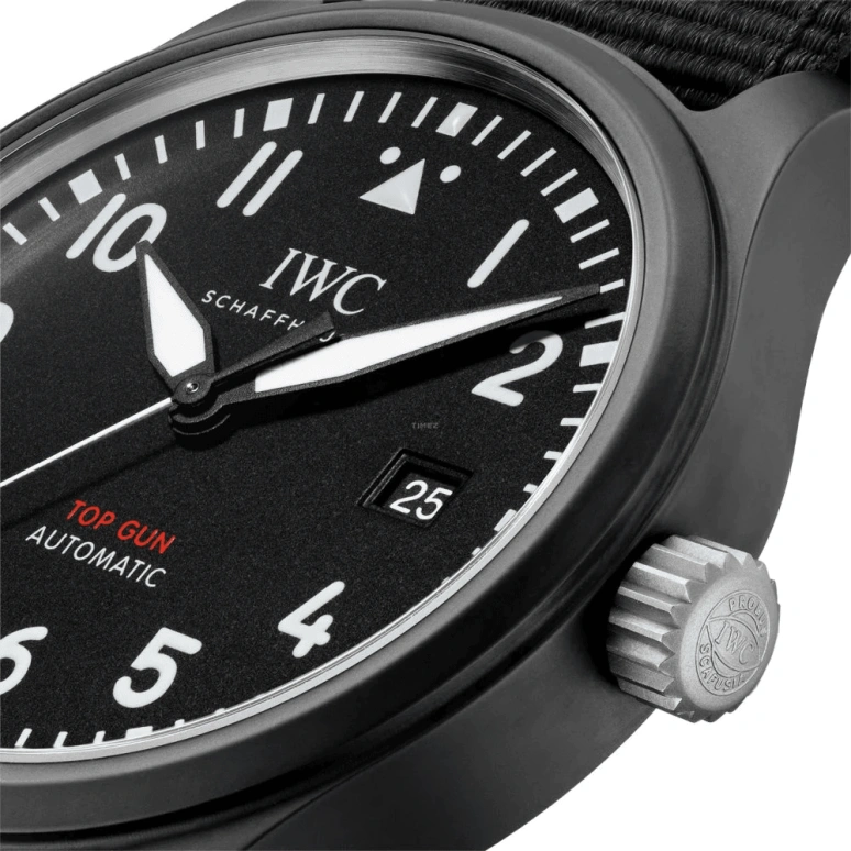 IWC,Pilot 41mm,41mm,Titanium,Ceramic,Black,Automatic,Date,Anti-magnetic,IW326901
