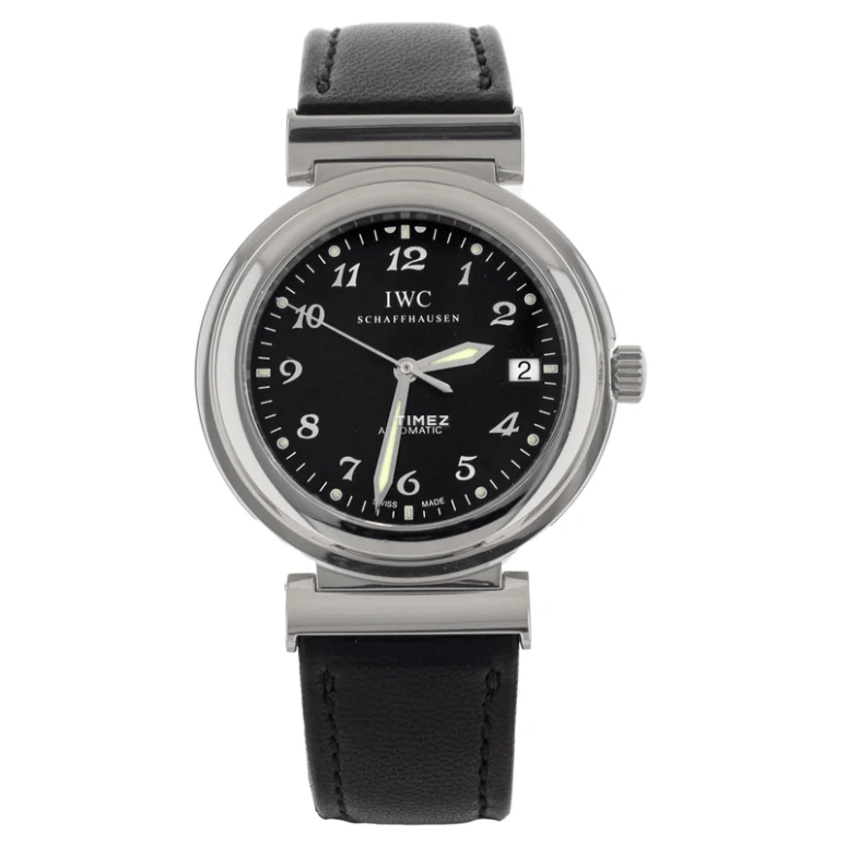 IWC,Da Vinci 37mm,37mm,Stainless Steel,Black,Automatic,Day,42hours,IW352810