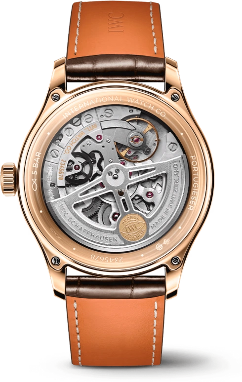 IWC,Portugieser 40.40mm,40.40mm,Red Gold,Silver,Automatic,60hours,In-house Caliber,IW358404