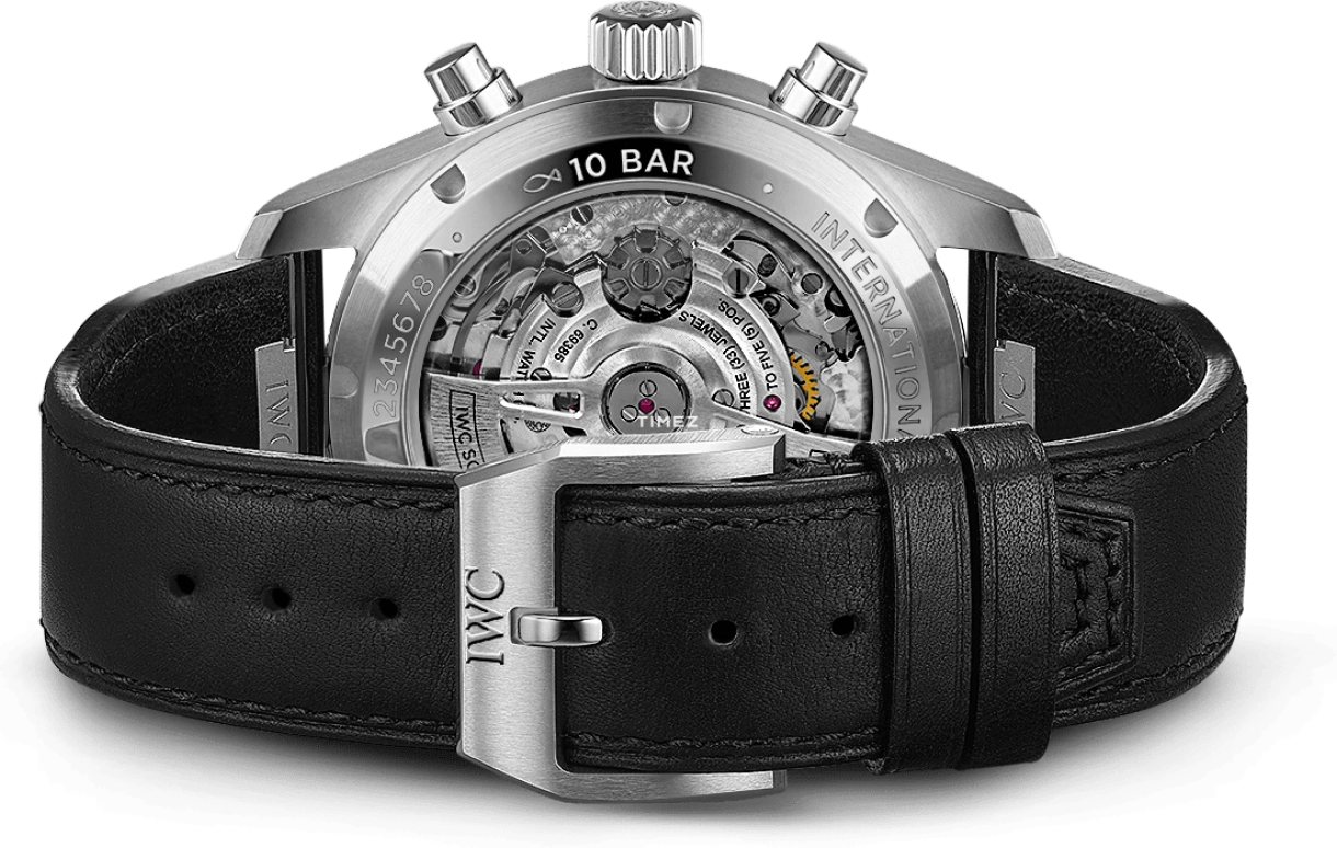 IWC,Pilot 41mm,41mm,Stainless Steel,Black,Automatic,Chronograph,Date,Day,IW388111