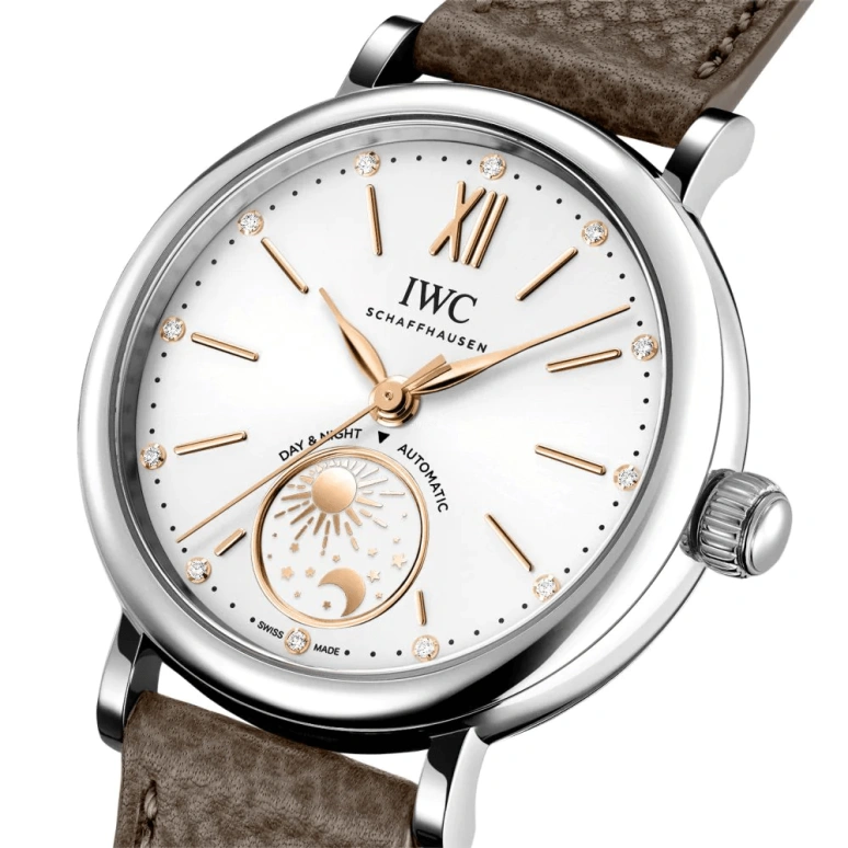 IWC,Portofino 34mm,34mm,Stainless Steel,Silver,Automatic,day-night-indication,IW459801