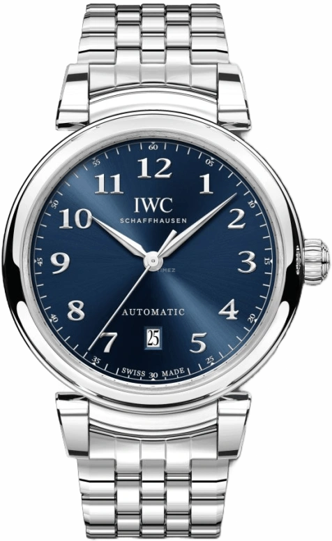 IWC,Da Vinci 40mm,40mm,Stainless Steel,Blue,Automatic,Date,Anti-magnetic,IW356605