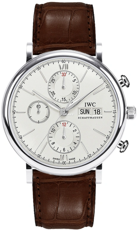 IWC,Portofino 42mm,42mm,Stainless Steel,Silver,Automatic,Chronograph,Date,Day,IW391007
