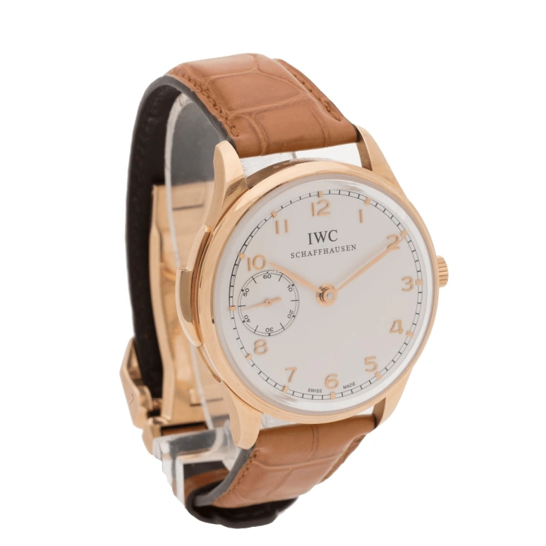 IWC,Portugieser 42mm,42mm,Rose Gold,White,Handwound,Minute Repeater,Sapphire,IW524006