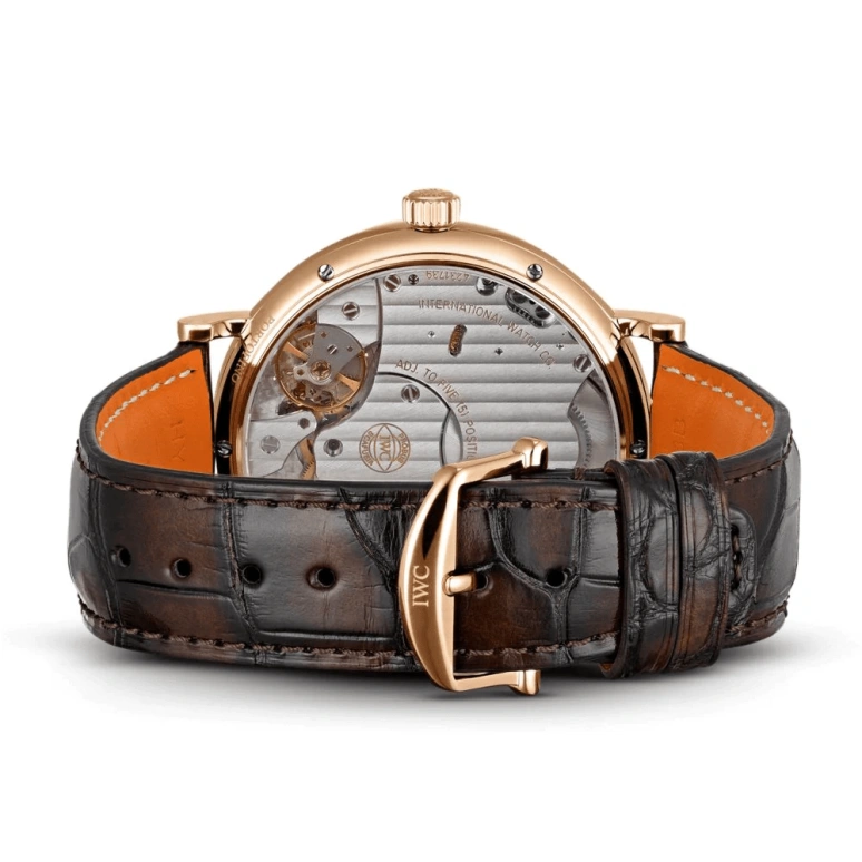 IWC,Portofino 45mm,45mm,Red Gold,Grey,Handwound,Date,Power Reserve Indicator,IW510104