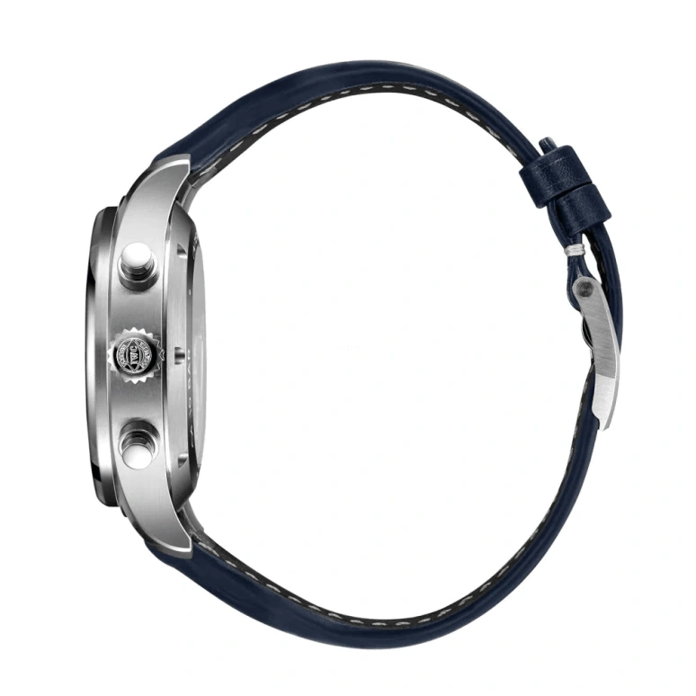 IWC,Pilot 43mm,43mm,Stainless Steel,Blue,Automatic,Chronograph,Date,Day,IW378003