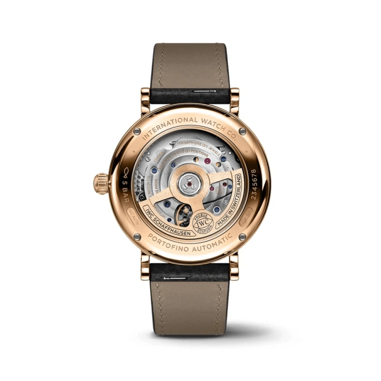 IWC,Portofino 37mm,37mm,Red Gold,Silver,Automatic,Day,120hours,IW658603