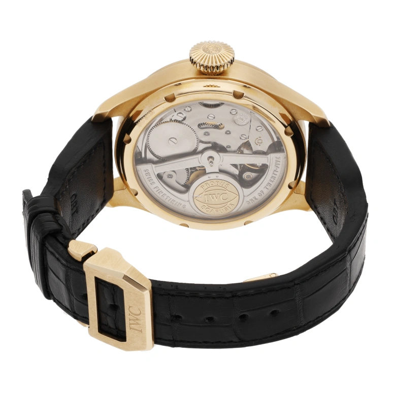 IWC,Big Pilot 46.20mm,46.20mm,Red Gold,Black,Automatic,Moonphase,Perpetual Calendar,Month,Date,168hours,In-house Caliber,IW502609