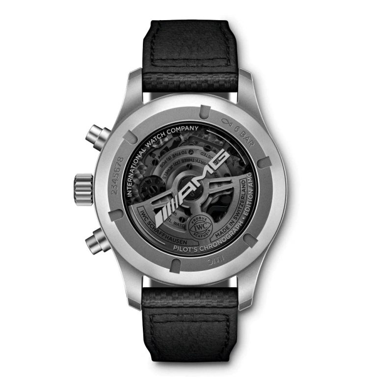 IWC,Pilot 43mm,43mm,Titanium,Black,Automatic,Chronograph,Date,Day,Column Wheel,46hours,In-house Caliber,IW377903