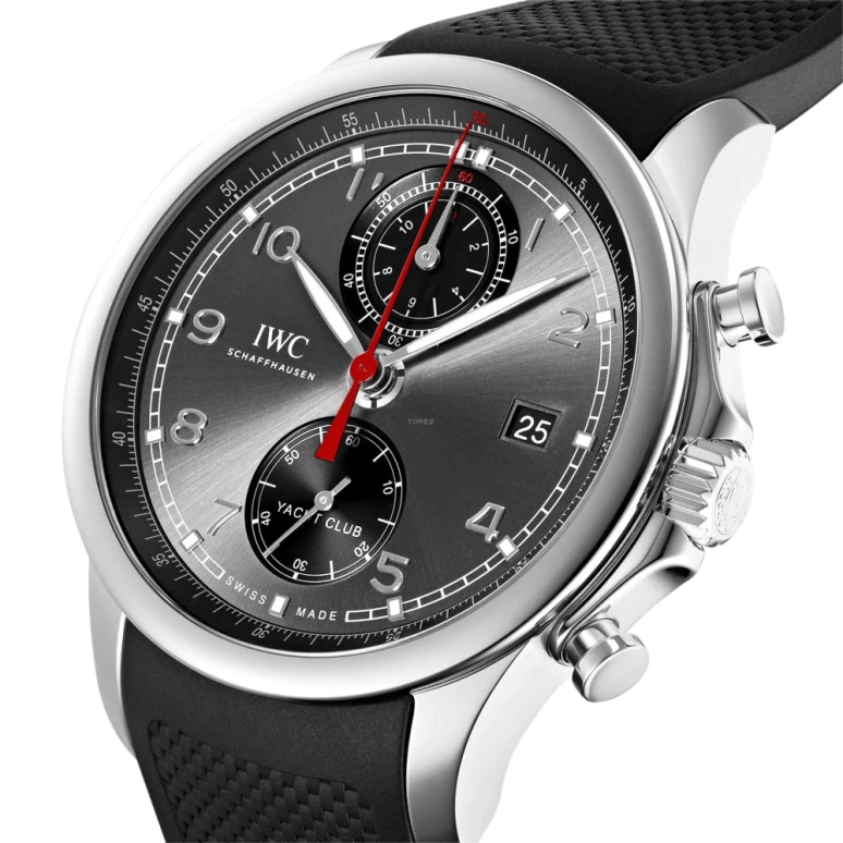 IWC,Portugieser 43.50mm,43.50mm,Stainless Steel,Silver,Automatic,Chronograph,Date,Flyback,Anti-magnetic,68hours,In-house Caliber,IW390502