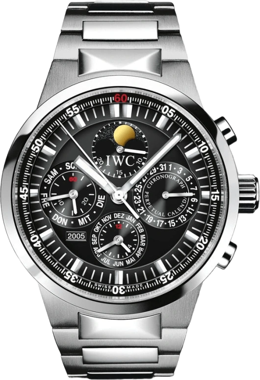 IWC,GST Aquatimer 43mm,43mm,Stainless Steel,Black,Automatic,Chronograph,Moonphase,Perpetual Calendar,Month,44hours,In-house Caliber,IW375613