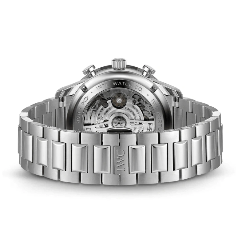IWC,Portugieser 41mm,41mm,Stainless Steel,Silver,Automatic,Chronograph,Column Wheel,IW371617
