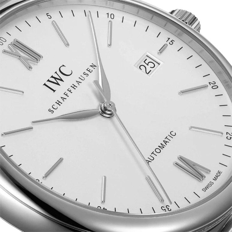 IWC,Portofino 40mm,40mm,Stainless Steel,Silver,Automatic,Date,Anti-magnetic,IW356505