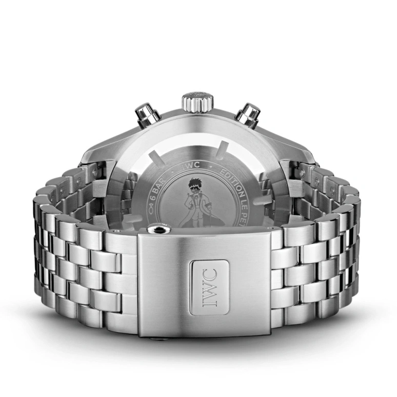 IWC,Pilot 43mm,43mm,Stainless Steel,Blue,Automatic,Chronograph,Date,Day,Anti-magnetic,44hours,In-house Caliber,IW377717